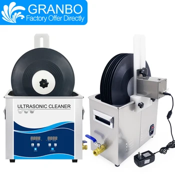 Granbo 6.5 L 180W disc de Vinil Ultrasonic cleaner Cinci Culori aliaj de Aluminiu Suportul poate de ridicare pentru Lp Album PE Discuri de curățare