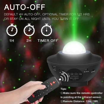 Galaxy Proiector Muzica Înstelat Val de Apă Proiector cu LED-uri de Lumină Difuzor Bluetooth J99Store