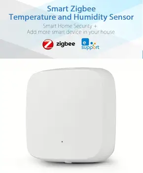 EWelink Temperatură și Umiditate Detector Inteligent Acasă Zigbee EWelink Temperatură și Umiditate Senzor Inteligent de Control de la Distanță