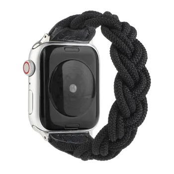 Împletit Flexibil Watchbands pentru Apple Watch SE 6 5 4 3 2 1 Colorat Moale Curea de Ceas pentru iWatch 44mm 40 42 38mm 2021 Nou Design
