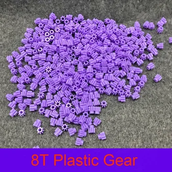 30 BUC 8T Plastic Pinion Gear Set Violet Armat cu Motor de Viteze 94577 pentru RC Tamiya Mini Masina 4WD Modificat Accesorii