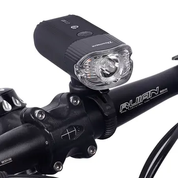 Deemount Biciclete Faruri Inteligente cu LED-uri Față Lampă W/ Galben Lumina de Avertizare pentru Zi de Ciclism Până la 800lumen 4000mAH Felinar