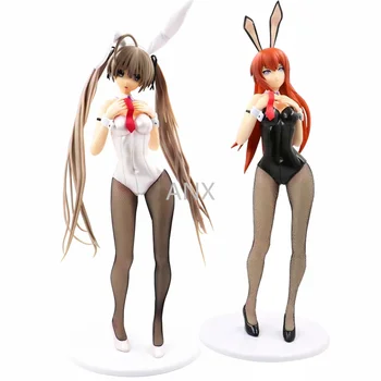 40CM Fata Bunny Steins Gate Yosuga no Sora Kurisu Makise Sora Figura PVC Acțiune Anime Colecție Fata Sexy Model de Păpușă Jucărie Cadouri