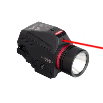 Tactice LED Arma Gen Lumina Lanterna Red Dot Laser Militare Airsoft Pistol de Lumină pentru 20mm Feroviar Mini Pistol Gen