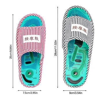 OLIECO Feett Papuci de Masaj Acupunctura Picioare Acupoint Activarea Reflexoterapie Masaj Pantofi de Îngrijire de Picioare Massageador Sandale Unisex