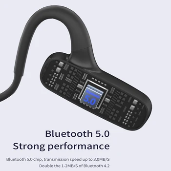 BGreen Bluetooth Deschide Urechea Sport Ciclism Căști Impermeabil Sporturi De Funcționare Căști Super Lumina Stereo Wireless Drumeții Cască