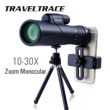 10-30X Telescop Monocular pentru Smartphone-uri Telefon Mobil Puternic Zoom domeniul de Aplicare 40X60 Militare de Vânătoare Optice Profesionale de Afișare