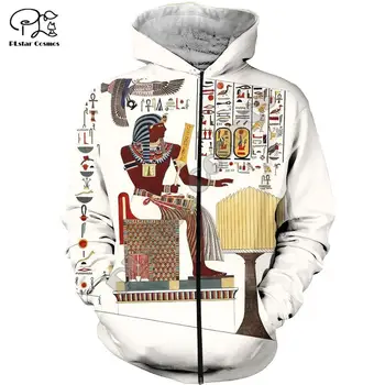 2020Newest Misterios Totem Retor Horus Vechi Horus Dumnezeu Ochi din Egipt Faraon Anubis 3DPrint Zip/Hanorace/Jachete/Jacheta N-9