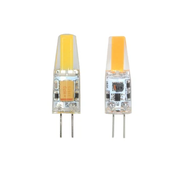 6Pcs G4 Lampa LED Estompat AC/DC12V COB Bec Lumini de Silicon 3W 6W lumina Reflectoarelor Înlocui cu Halogen 30W 50W Iluminare Pentru Candelabru