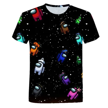 Baieti Haine Noi 2020 Printre Noi Joc pentru Copii T-shirt Teen 3D Amuzante Fete Copilului Maneci Scurte Copilul Băiat Haine Tee Topuri Camiseta