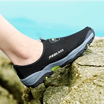 GUDERIAN Plasă Pantofi de Vara pentru Bărbați Adidași în aer liber de Mers pe jos Pantofi Casual Barbati Respirabil Hard-Poartă Mocasini Barbati Pantofi Herren Schuhe