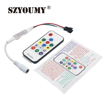 SZYOUMY SP103E RF Controller 14key pentru DC5V WS2812 DC12V WS2811 Vis de Culoare LED Strip Lumină 1buc/lot