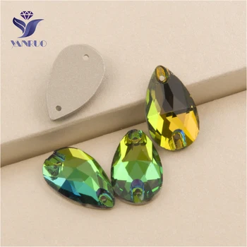 YANRUO 3230 Toate Dimensiunile VM Picătură de Frumusețe Diamant Strass Flatback Sticlă, Stras Coase Pe Cristal Pentru Rochie