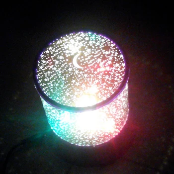 Creative LED Star Lumina Lumina de Noapte Proiector Cer Stele, Luna Maestru Romantic Atmosferă plină de culoare a Lămpii de Copii Cadou Decor Acasă Lumina
