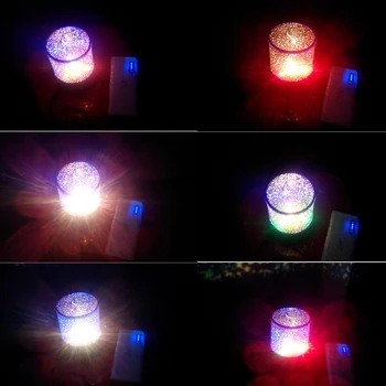 Creative LED Star Lumina Lumina de Noapte Proiector Cer Stele, Luna Maestru Romantic Atmosferă plină de culoare a Lămpii de Copii Cadou Decor Acasă Lumina