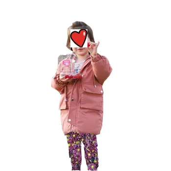 4 5 6 7 8 10 Ani de Moda pentru Copii în Jos Jacheta pentru Fete Baieti Haine groase de Iarna cu Gluga Mare de Buzunar Copilului Timp de Îmbrăcăminte Haine de Fata