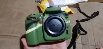 Camera de Silicon Caz Capacul Protector pentru Nikon D5300 D3100 D90 D3200 D3300 D750 D610 D7100 D7200 D810 D5500 Foto DSLR caz sac