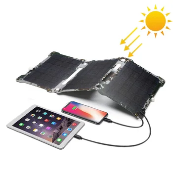 Toate PUTERILE, rezistent la apa Panou Solar Încărcător Dual USB în aer Liber Încărcător Solar pentru iPhone 6 6s 7 8 Plus iPhone X Xr Xs max 11 12 Pro.