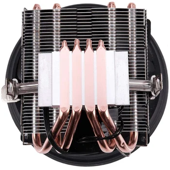4 Heatpipes Cooler CPU 3Pin PWM LED 90mm Ventilatorului de Răcire al Radiatorului Radiator La tel LGA 1150/1151/1155/1156 pentru AMD