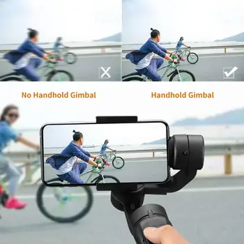 În aer liber, Suport 3 Axe Flexibile H4 Portabile Gimbal Stabilizator pentru IPhone11XS XR Plus Huawei Samsung Telefon Inteligent PTZ Acțiune Camear