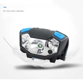 ANYIGE USB de Încărcare prin Inducție Faruri XPE Senzor de Mișcare Far 5-Modul de Vânătoare Lanterna Camping Lanterna de Cap Built-in Baterie