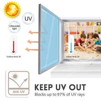 Fereastra de Film-Un Fel de Oglindă de Argint Izolare Autocolante de Confidențialitate Anti-UV de Control de Căldură Sticlă Reflectorizantă Tentă Film Decor Acasă