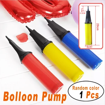 Pompa de mana Balon Pneumatic pentru Latex Confetti Folie de Aluminiu Baloane Petrecere, Evenimente Consumabile Balon Accesorii