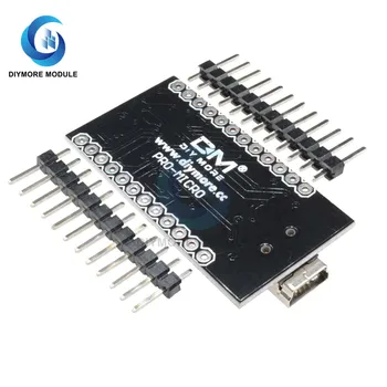 Mini USB ATMEGA32U4-AU Pro Micro 5V Microcontroler Modul de 16MHz Cu 2 randuri Pin Header Interfață Pentru Arduino Pro Mini