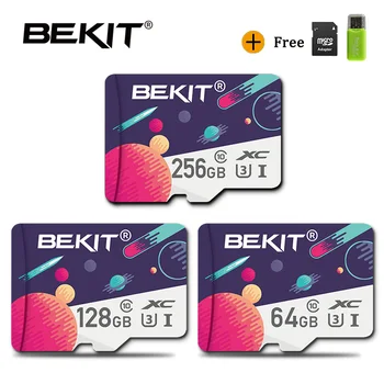 Bekit Card de Memorie de 32GB 64GB Micro SD Card de 128GB, 256GB 16GB 8GB Card Microsd Clasa 10 SDXC, SDHC Card Flash Drive Pentru Telefonul aparat de Fotografiat