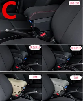 Pentru Kia Rio III cotiera cutie Kia Rio 3 centrale Magazin de conținut cutie suport pentru pahare 2012-2016 Auto retrofit accesorii