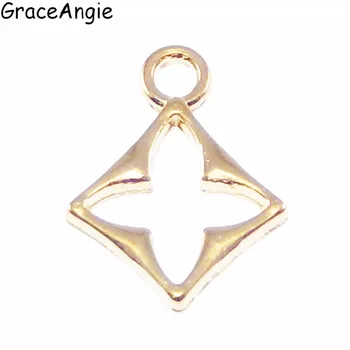 GraceAngie 40PCS Gol Formă de Cruce, Aliaj de Zinc Culoare de Aur Farmecul de Moda Handmade Cercei Colier Bratara Cravată Concluziile