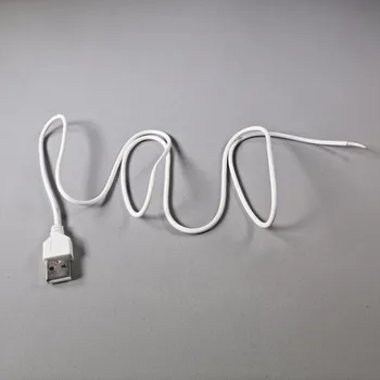 100 buc/lot 1M USB LED Conector Cablu linie 2pin USB Priza de Putere a Conecta Conectorii de Sârmă pentru DC5V Singură Culoare LED Strip Lumina