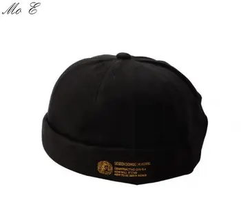 2019 Moda Palarie de vara Unisex din bumbac Pălărie Scurt Pepene galben Căciuli Casual Culoare Solidă Beanie Hat