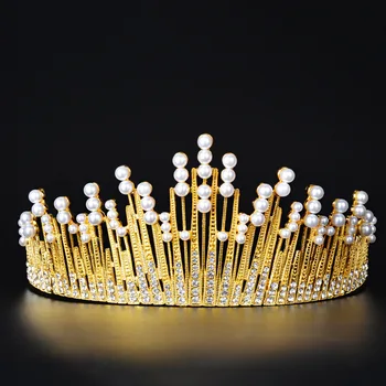 Bijuterii de moda, Bijuterii de Păr, Boem bijuterii, coroana regală de perle, rochia de Mireasa accesorii,