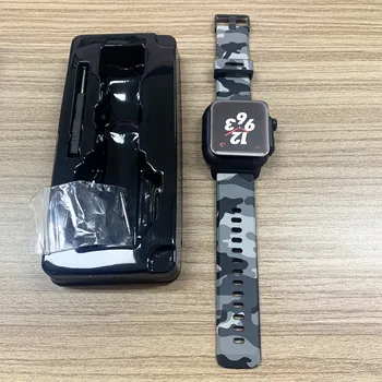 Camuflaj Personalitate Curea pentru Apple Watch Band 6 44mm 40/42mm Caz Impermeabil Sport Brățară de Acoperire pentru iWatch Serie SE/5/4/3