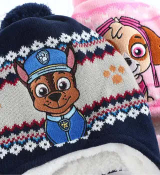 3pcs/set Reale paw patrol pălărie eșarfă mănuși chase skye pentru fete baieti catelus de patrulare copii jucărie cadou de ziua papusa transport gratuit