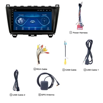 2 din Adroid Radio Auto Stereo WIFI GPS de Navigare Multimedia Player Pentru Mazda 6 2008 2009 2010 2011 2012 2013