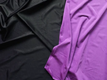 100*150cm Violet Negru Violet Ombre tricot Tesatura Poliester Spandex Tesatura de Dans