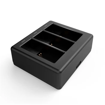 Portabil 3-Slot Baterie Încărcător de Baterii suport de Încărcare Stație pentru GoPro Hero9 de Acțiune aparat de Fotografiat Accesorii
