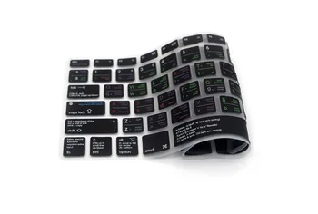 ASR VIM/VI Funcționale comenzi Rapide cheie Fierbinte Silicon Capac Tastatură Piele pentru Macbook Air 13 Pro Retina 13 15 17 Ambele UE/US Layout