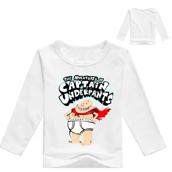 DLF 2-16Year Baieti T Shirt Căpitanul Chiloți Haine Copii Haine pentru Copii T-Shirt pentru copii Fete Topuri cu Maneci Lungi