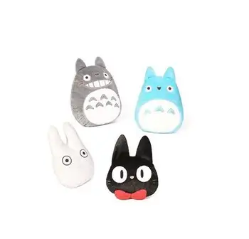 1 buc Japonia Anime TOTORO Jucărie de Pluș Umplute Perna de Desene animate Alb Totoro Papusa / KiKis Serviciu de Livrare de Black Cat Jucării