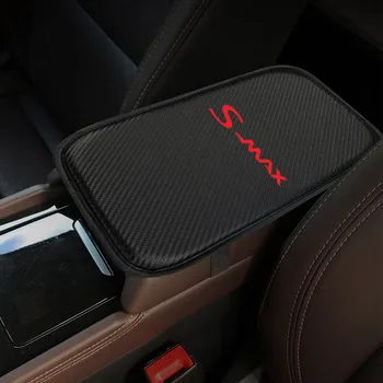 Pentru Ford C-Max, s-max, smax CMax Auto Cotiera Centrală Confortabil Pad Mașina de Centru Consola tampon de Protectie din fibra de carbon de Piele PU