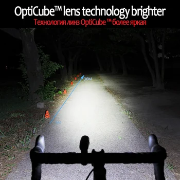 CATEYE Biciclete Portabil LED Lumina De 400 Lumeni 5 Moduri de Biciclete Ghidon Bicicleta/Casca Lumini Fata cu Bicicleta de Echitatie de Siguranță Lămpi de Lumină