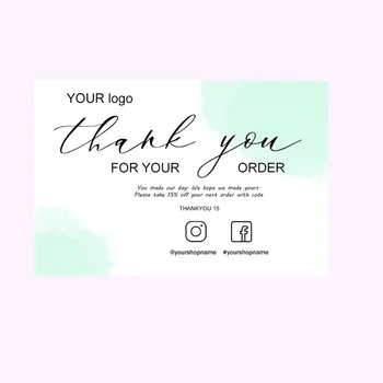 Roz Mulțumesc de Afaceri a Introduce Carduri Multumesc Cărți de Afaceri Mici Adăuga logo-ul și Icoane Social Media