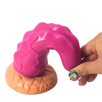 Silicon de Simulare corn penis plug dildo realist de sex Feminin vaginal masaj stick Cuplu jucarii sexuale Masturbari sex-shop
