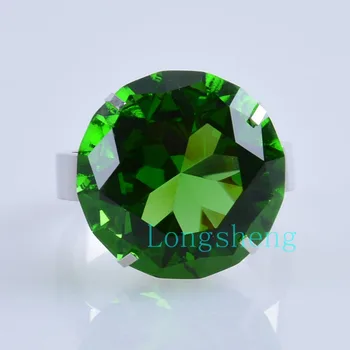 Inele Pentru Șervețele Din Sticlă Cristal De Diamant Cu Verde Smarald, Diamant Fals