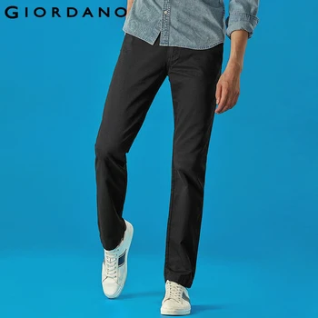 Giordano Bărbați Pantaloni Lungime Completă Culoare Kaki, Pantaloni Pentru Bărbați, Casual, Din Bumbac Pantaloni Hombre Mijlocul Naștere Scăzut Calca Masculina