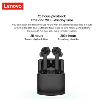 HT20 TWS Adevărat Pavilioane Wireless Original Lenovo cu Extra bass Wireless Căști de Anulare a Zgomotului de Gaming Headset