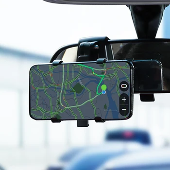 ANMONE tabloul de Bord Masina cu Suport pentru Telefon de 360 de Grade telefon Mobil Standuri Oglinda Retrovizoare Parasolar În Mașina de Navigare GPS Suport